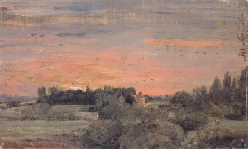 John Constable View towards the rectory oil painting image